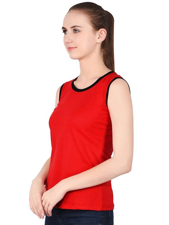 women's plain round neck t-shirt - 16283674 -  Standard Image - 1
