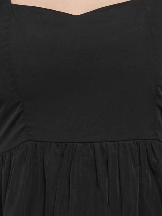 Cut Out Back A Line Dress - 16287109 -  Standard Image - 4