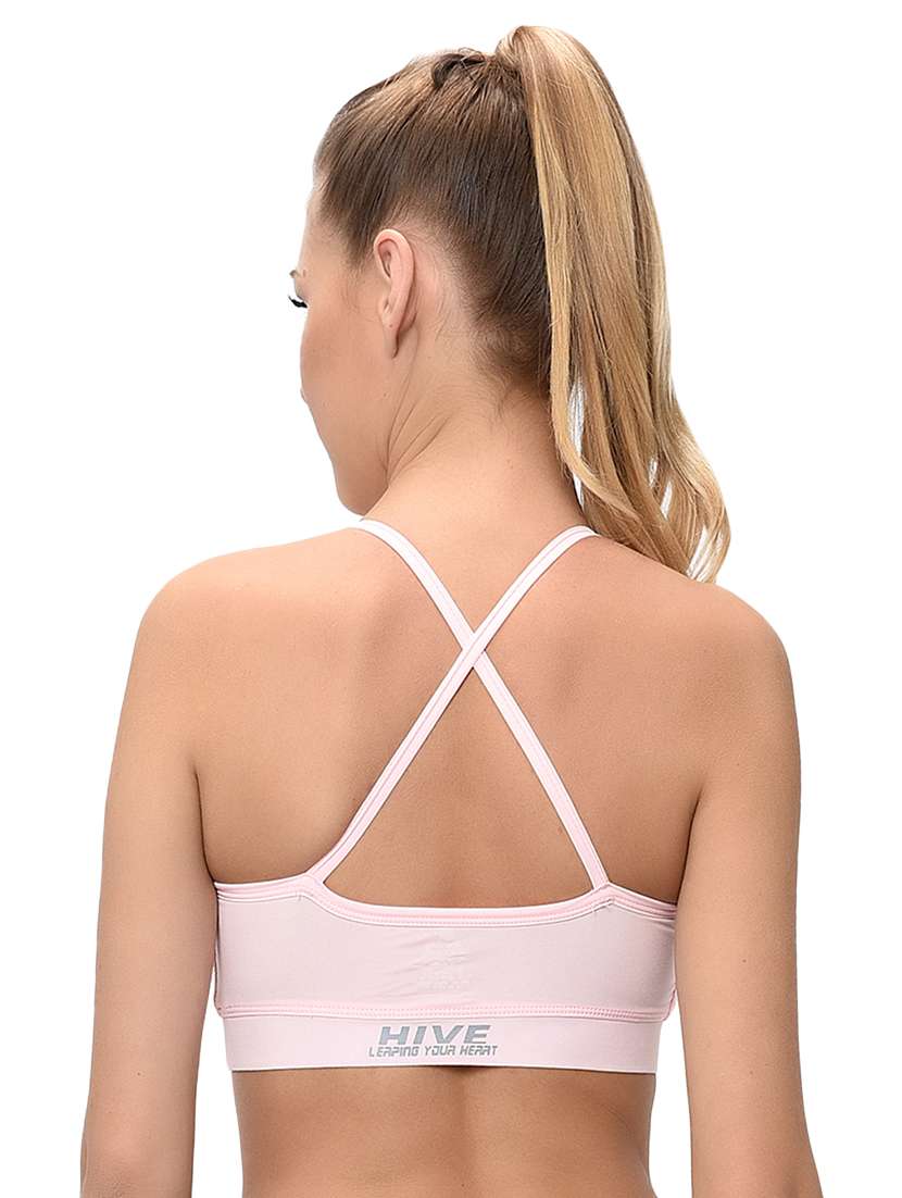 set of 2 criss cross back sports bra  - 16288861 -  Standard Image - 4