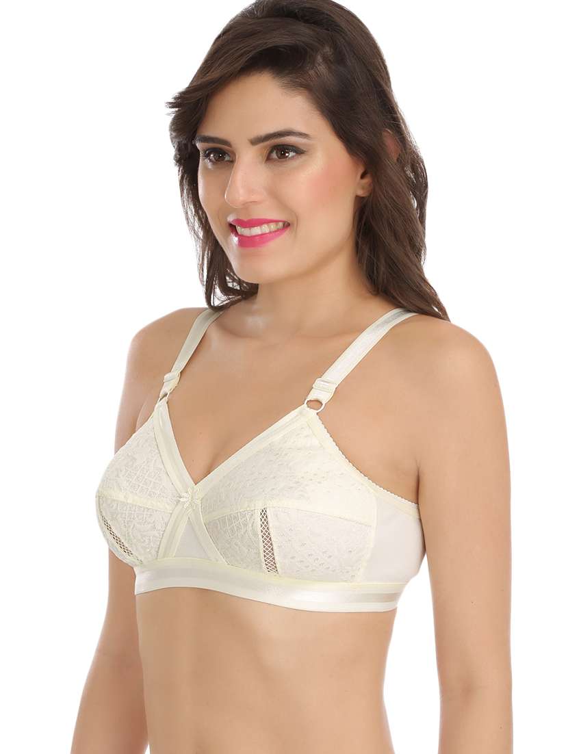 floral patch mesh insert minimizer bra - 16290908 -  Standard Image - 1