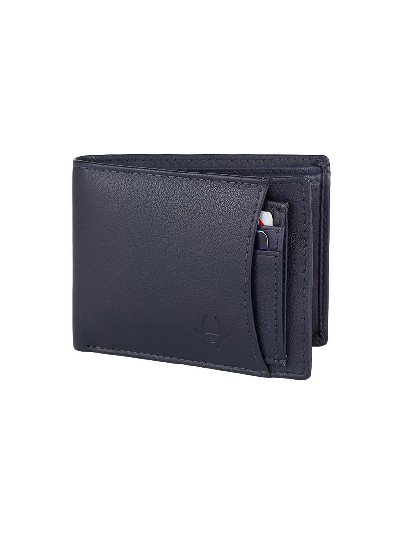 navy blue leather wallet - 16293655 - Zoom Image - 0