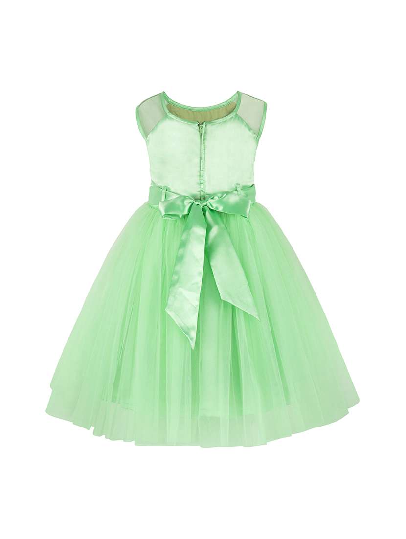 green polyester dress - 16296572 - Standard Image - 1