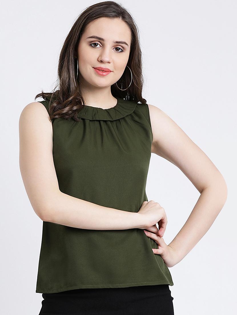 women's straight collared top - 16298857 -  Zoom Image - 0