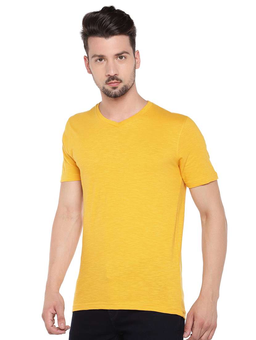 yellow melange t-shirt - 16299112 - Standard Image - 1