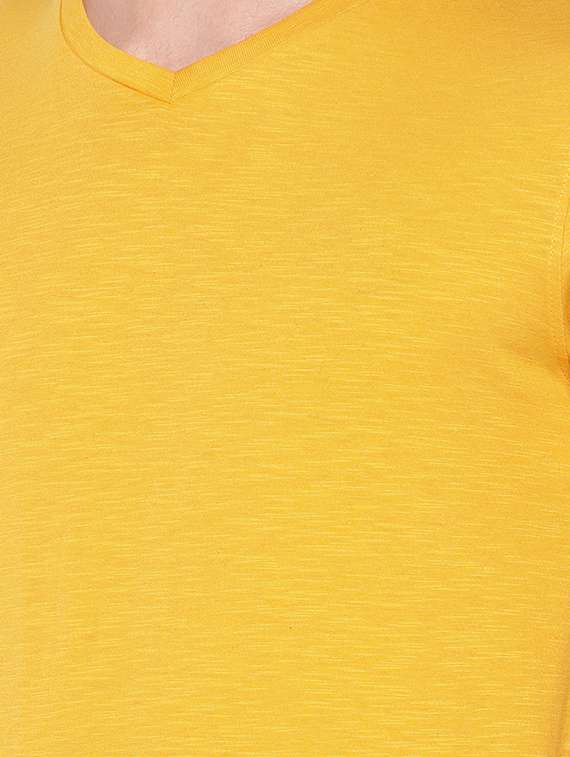 yellow melange t-shirt - 16299112 - Standard Image - 4