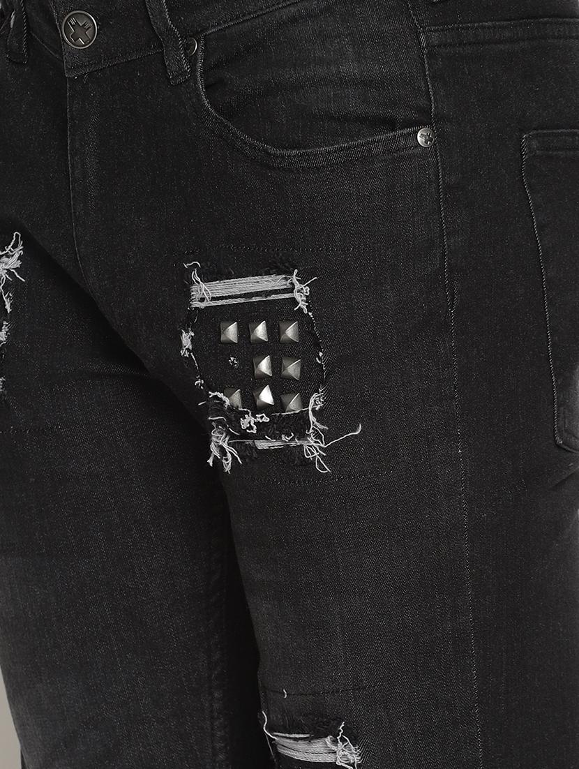 black distressed jeans - 16302828 - Standard Image - 4