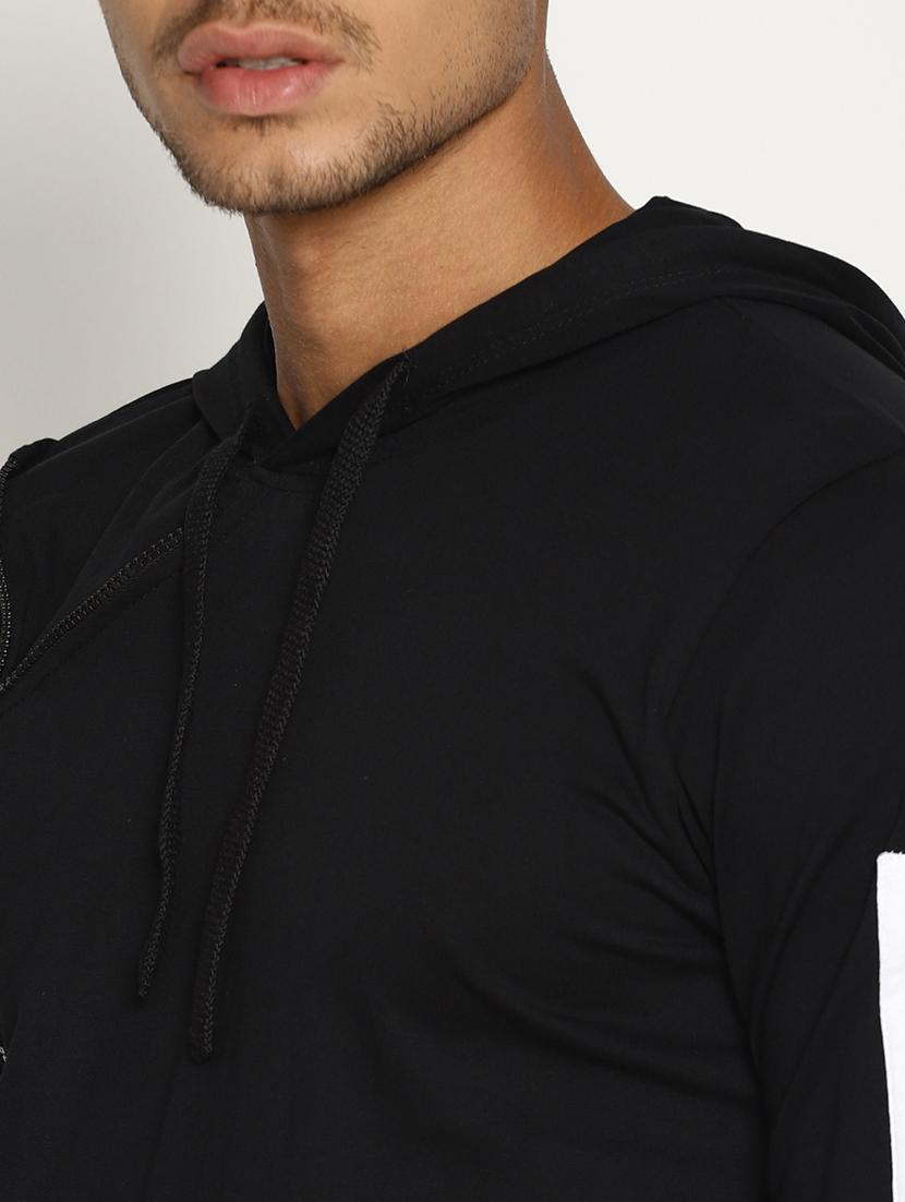 black solid t-shirt - 16302840 - Standard Image - 4