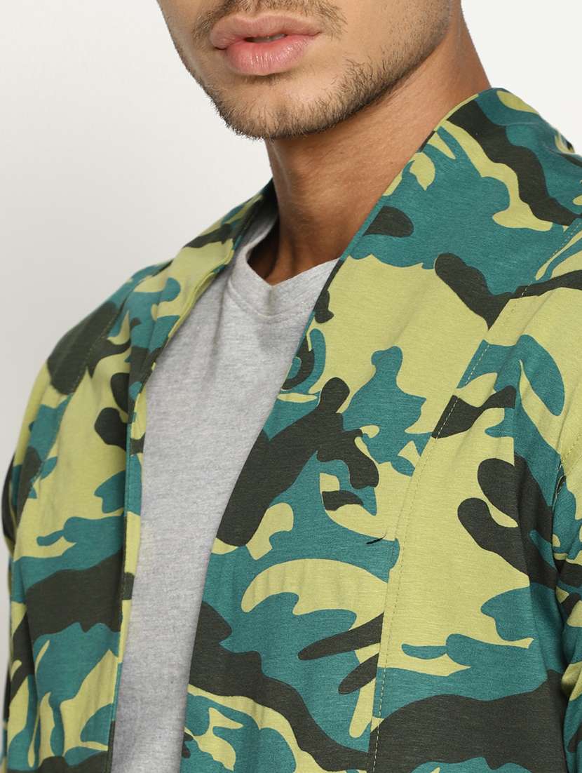 multi colored printed shrug - 16302844 - Standard Image - 4