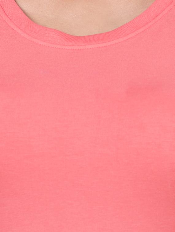 round neck solid tee - 16308984 - Standard Image - 4