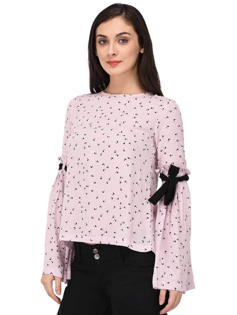 women's straight round neck top - 16309044 -  Standard Image - 1