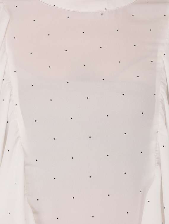 women's ruffle mandarin neck top - 16309046 -  Standard Image - 4