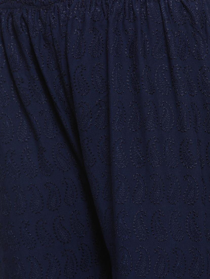 embroidered solid palazzo - 16309458 - Standard Image - 4