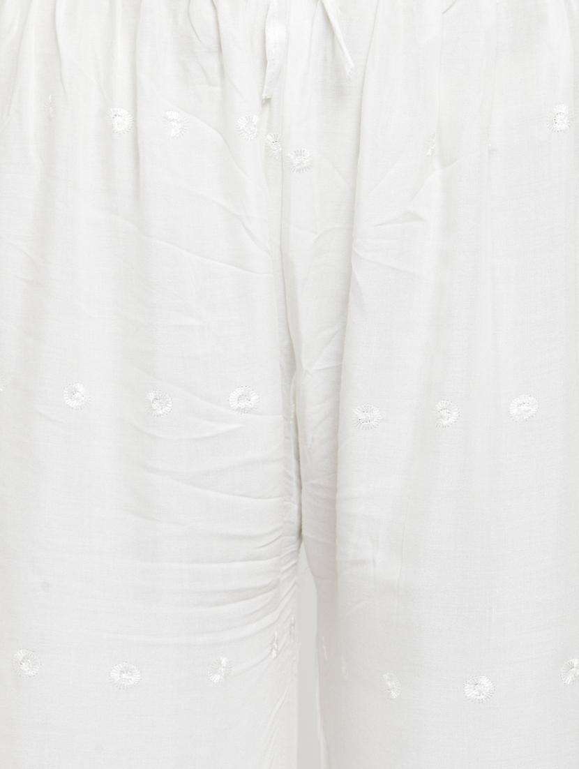 embroidered solid palazzo - 16309471 -  Standard Image - 1
