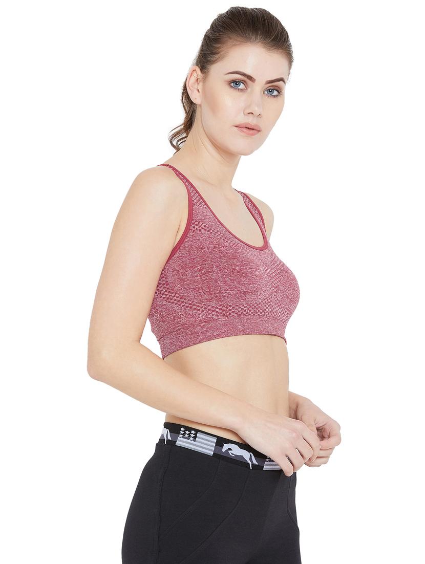 racer back sports bra - 16310298 - Standard Image - 1
