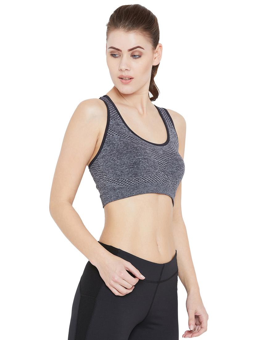 racer back sports bra - 16310299 - Standard Image - 1