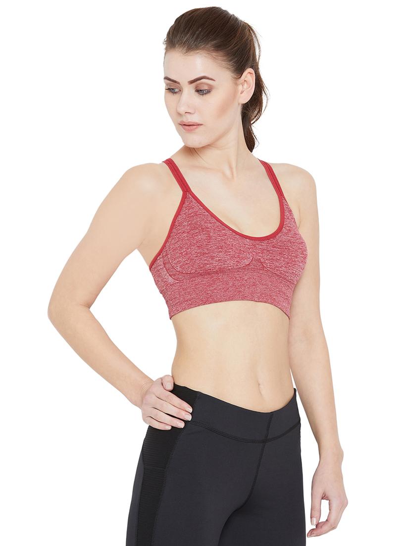 racer back sports bra - 16310304 - Standard Image - 1