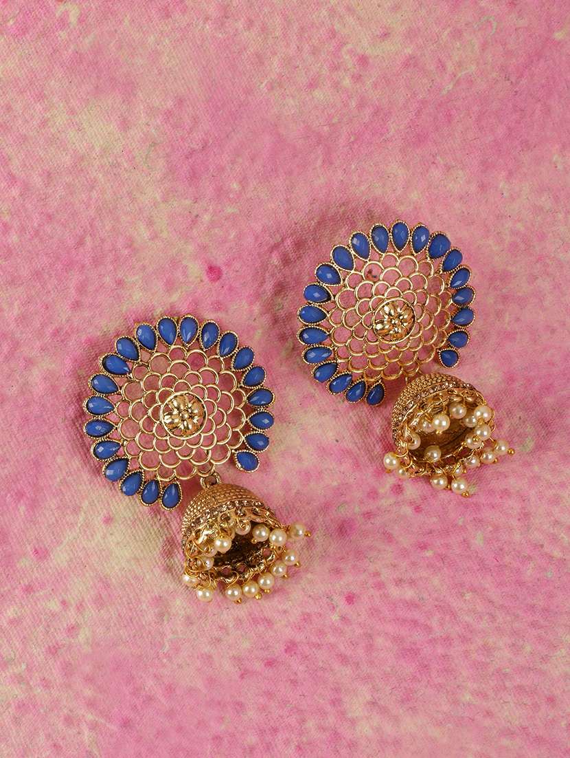 gold brass  earring