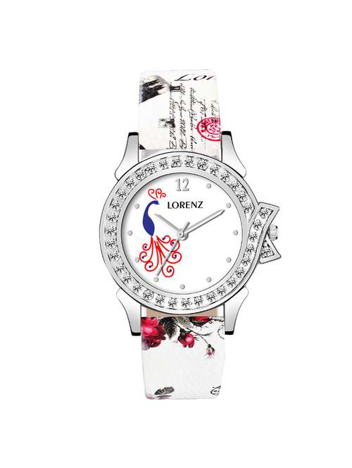lorenz as-52a round dial analog watch