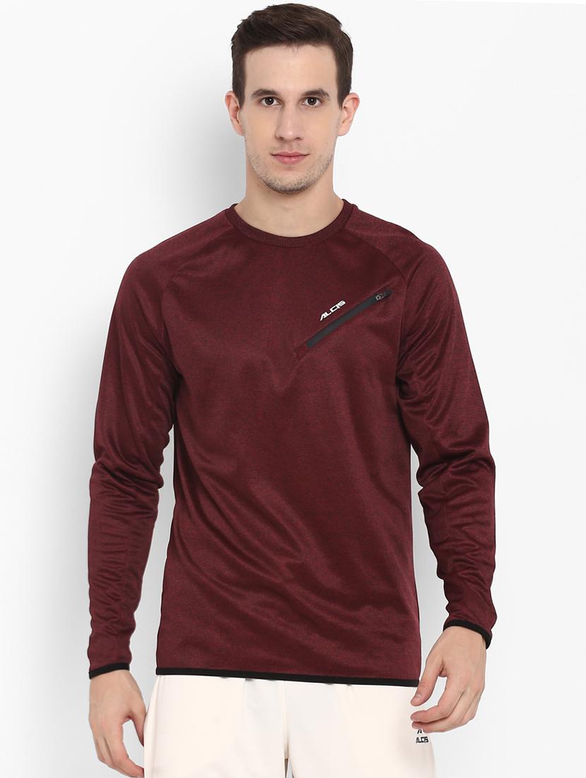 red solid sweatshirt - 16316415 - Zoom Image - 0