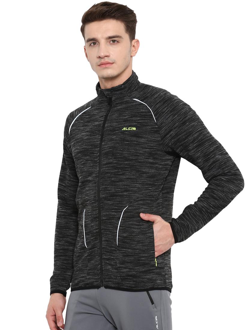 black melange sweatshirt - 16316585 -  Standard Image - 1