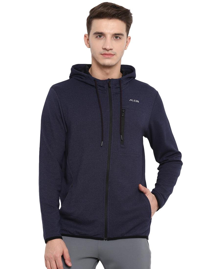 navy blue solid sweatshirt - 16316591 - Zoom Image - 0