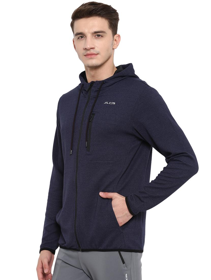 navy blue solid sweatshirt - 16316591 -  Standard Image - 1