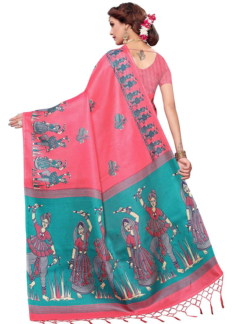 kalamkari printed saree with blouse - 16319209 -  Standard Image - 1