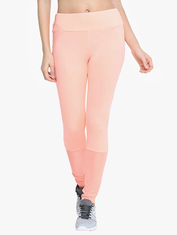 high rise solid yoga pant