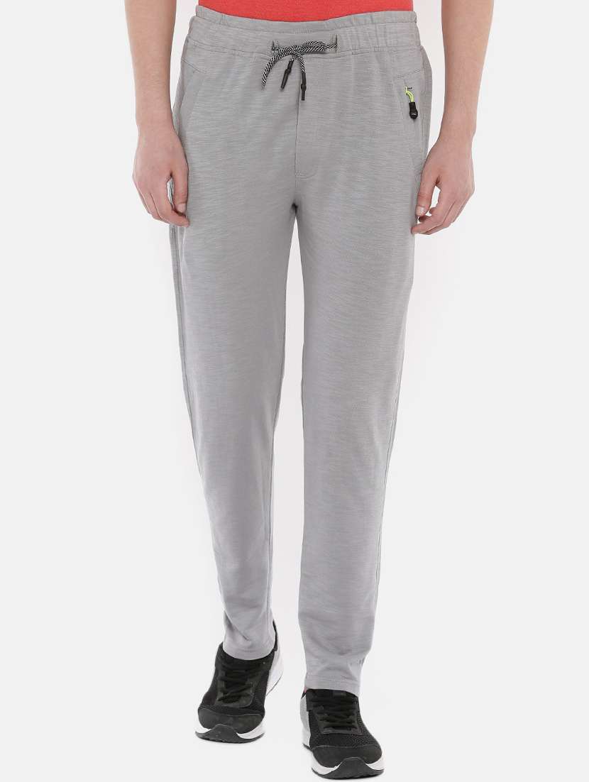 grey cotton  full length track pant