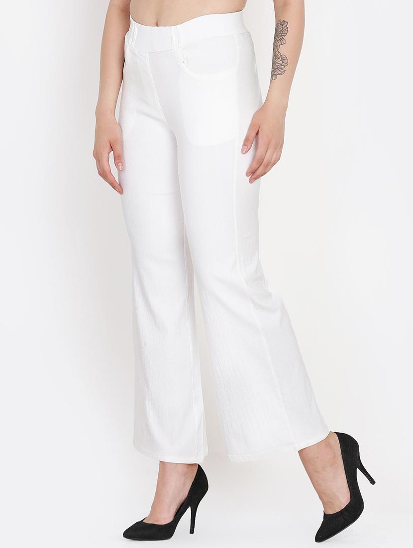high rise wide leg trousers - 16323036 - Standard Image - 1