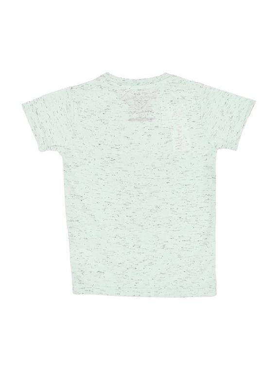 round neck panda patched t-shirt - 16324067 - Standard Image - 1