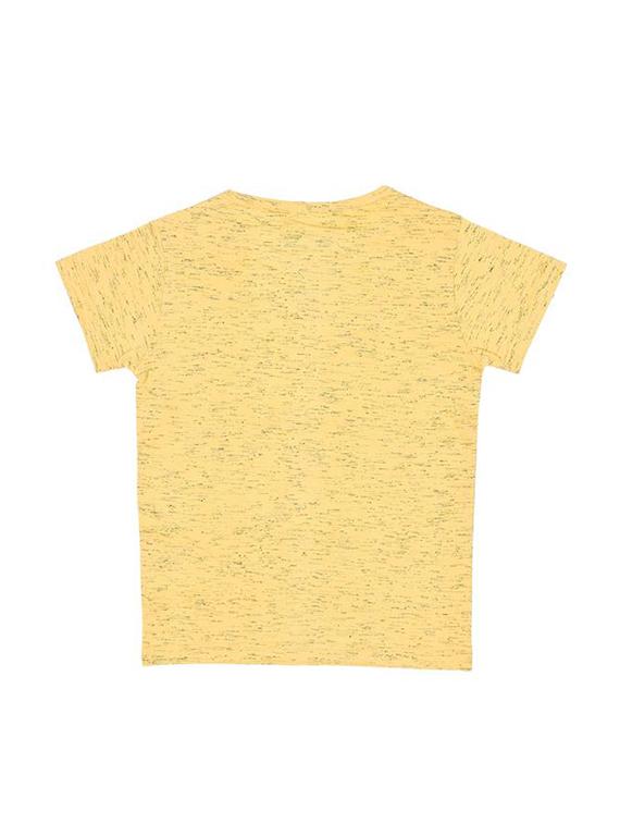 round neck panda patched t-shirt - 16324068 - Standard Image - 1