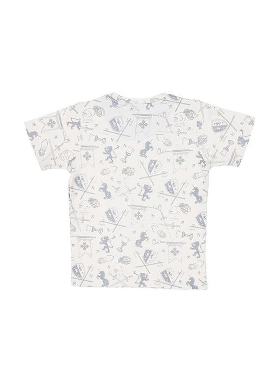 round neck graphic print t-shirt - 16324104 - Standard Image - 1