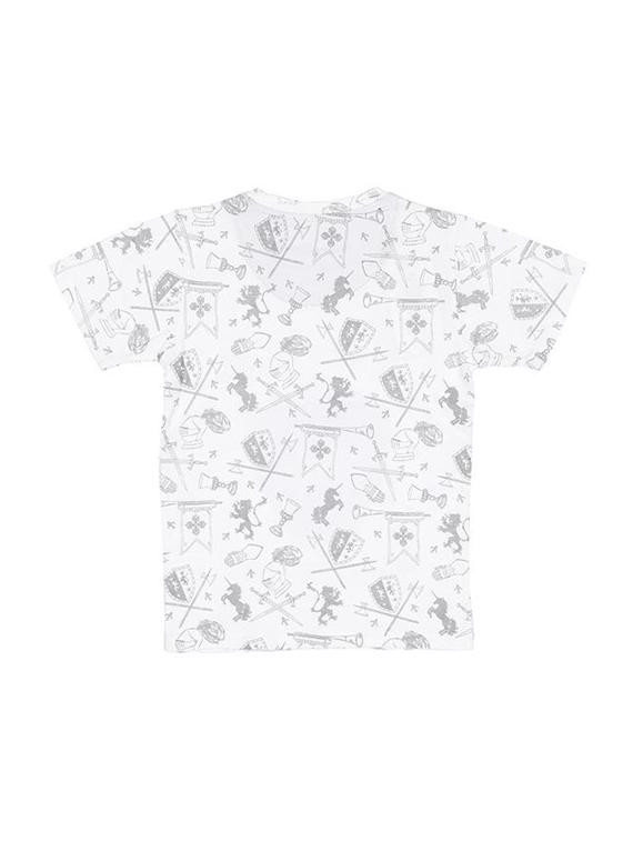 round neck graphic print t-shirt - 16324105 - Standard Image - 1