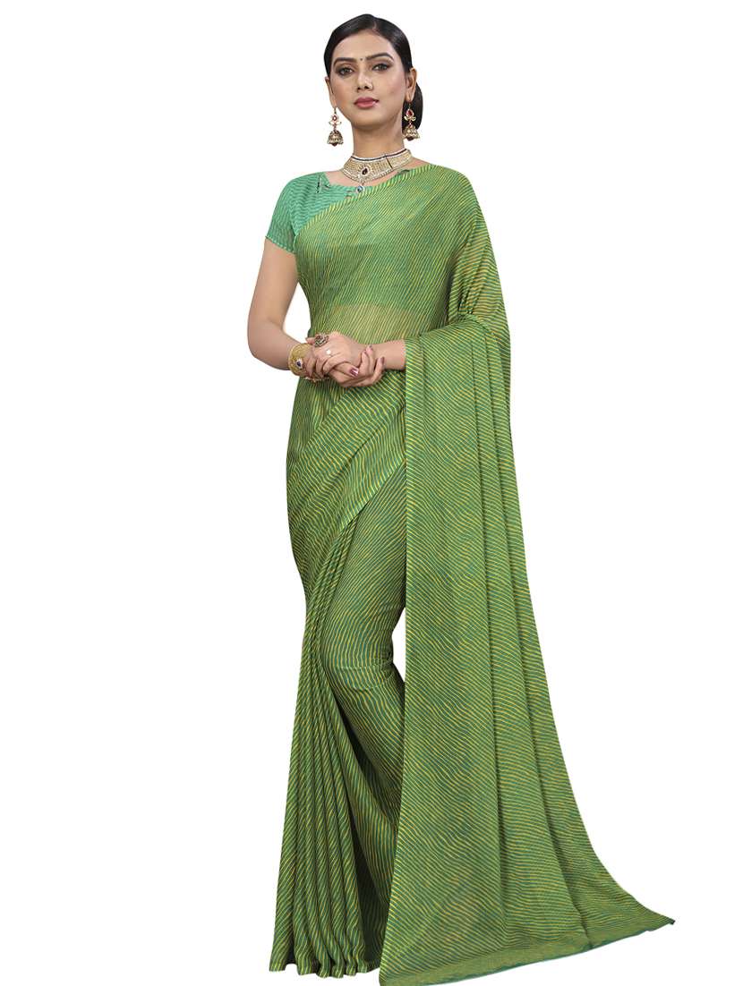 leheriya printed saree with blouse