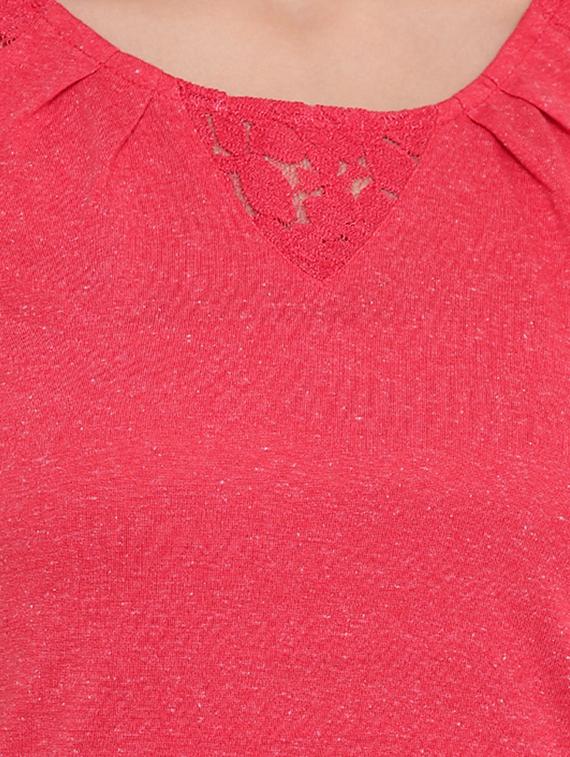 floral lace detail top - 16328083 - Standard Image - 4