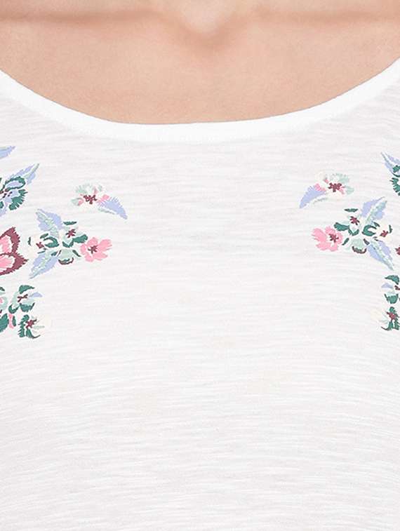 women's straight round neck top - 16328089 -  Standard Image - 4