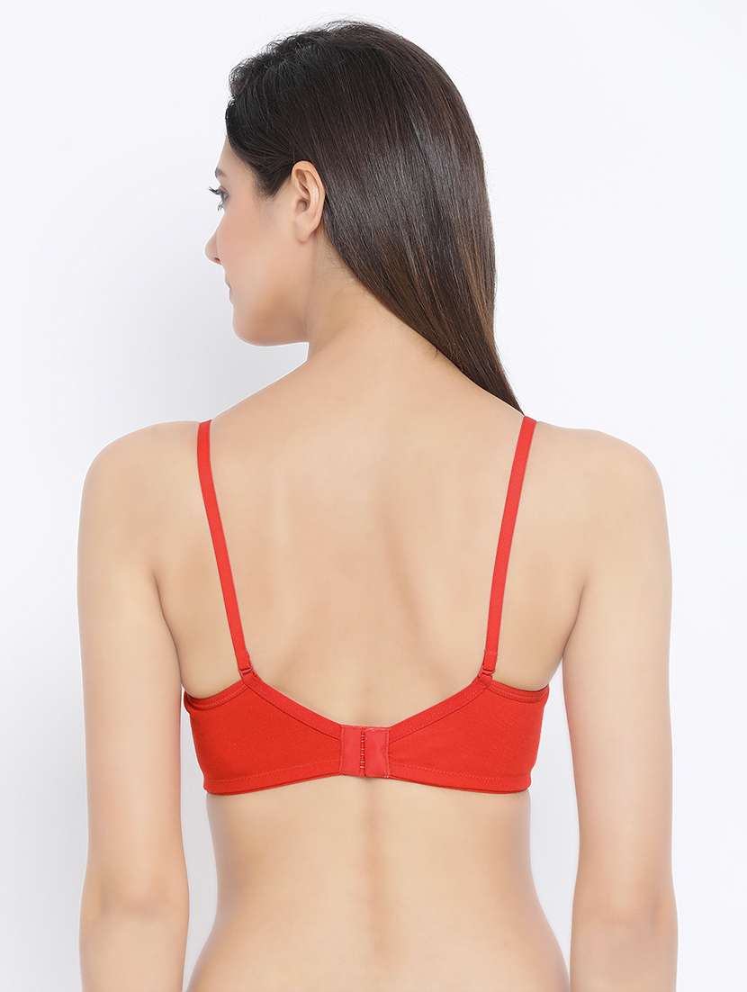 bow patch lightly padded bra - 16329150 - Standard Image - 1