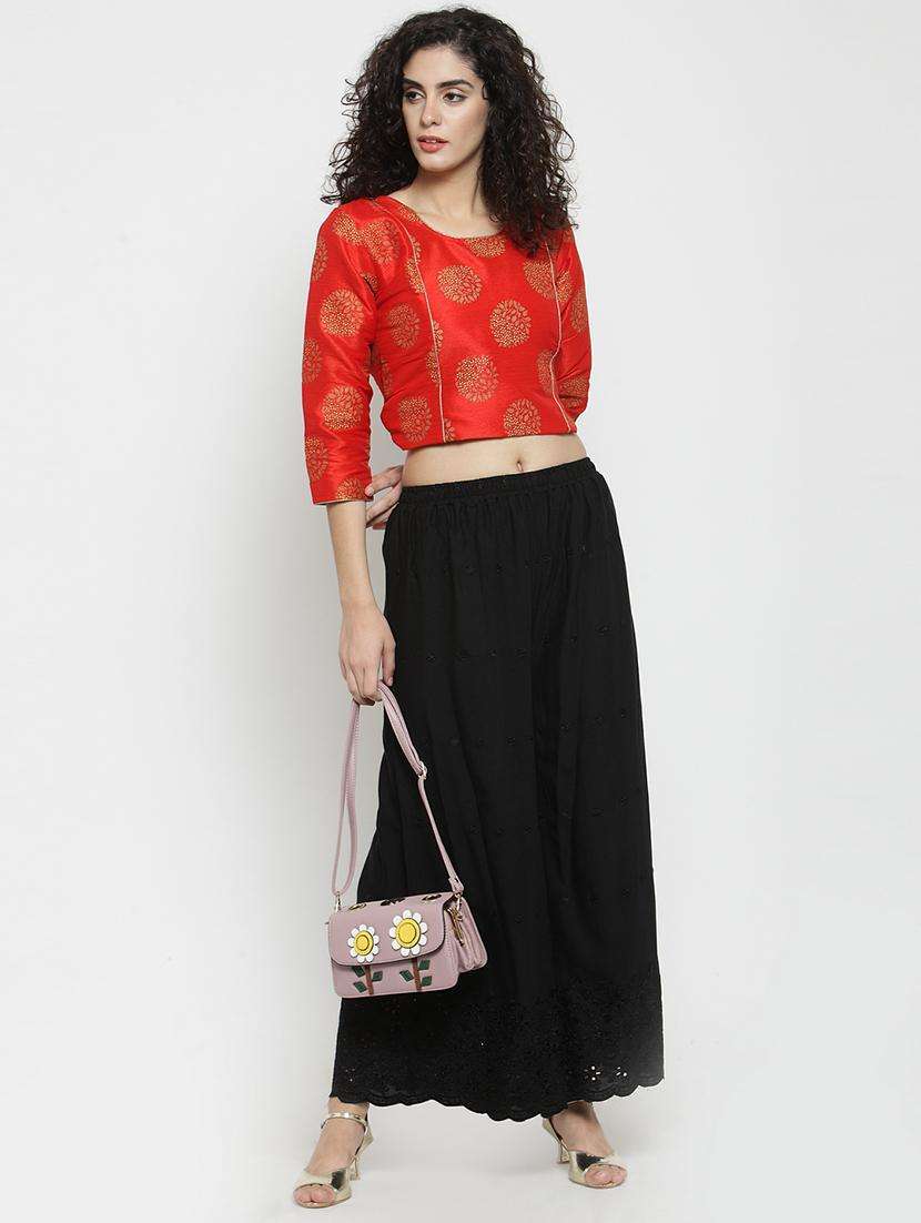 chikankari straight palazzo - 16329371 -  Standard Image - 4