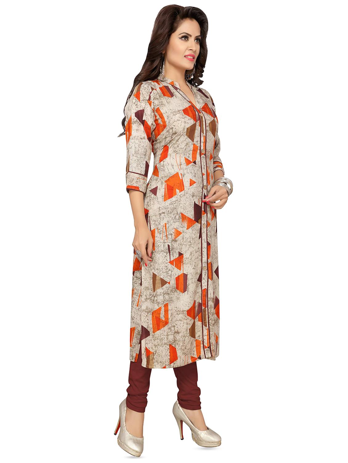 women's front slit kurta - 16330719 -  Standard Image - 1