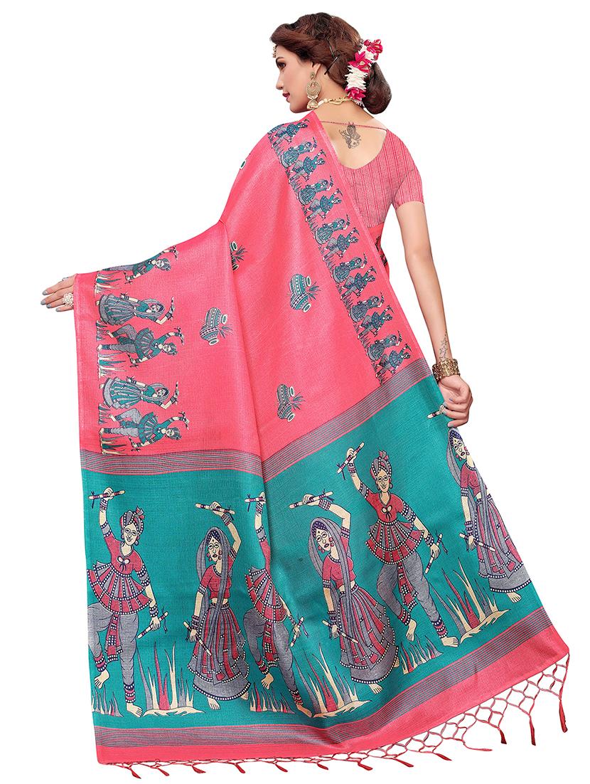 kalamkari printed saree with blouse - 16330949 -  Standard Image - 1