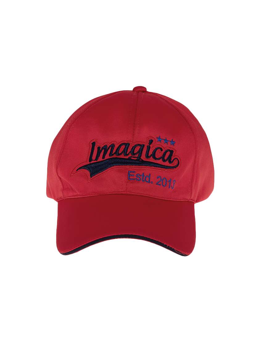 red cotton polyester blend caps and hat - 16330963 -  Standard Image - 1