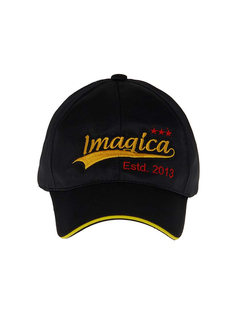 black cotton polyester blend  caps - 16330965 -  Standard Image - 1