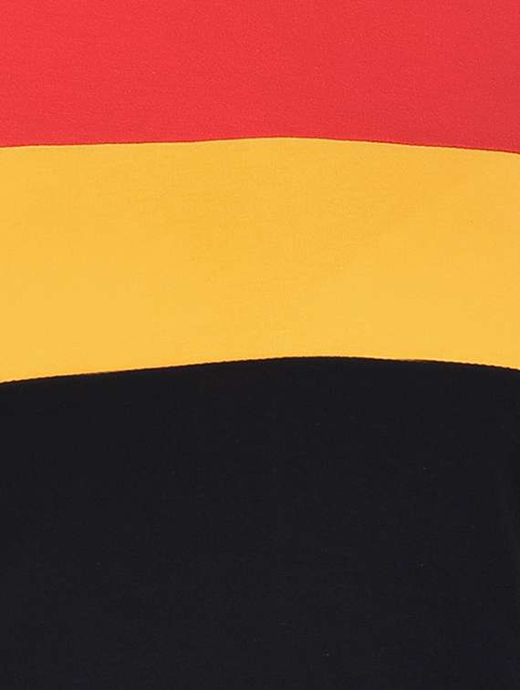 color block cold shoulder top - 16331303 - Standard Image - 4