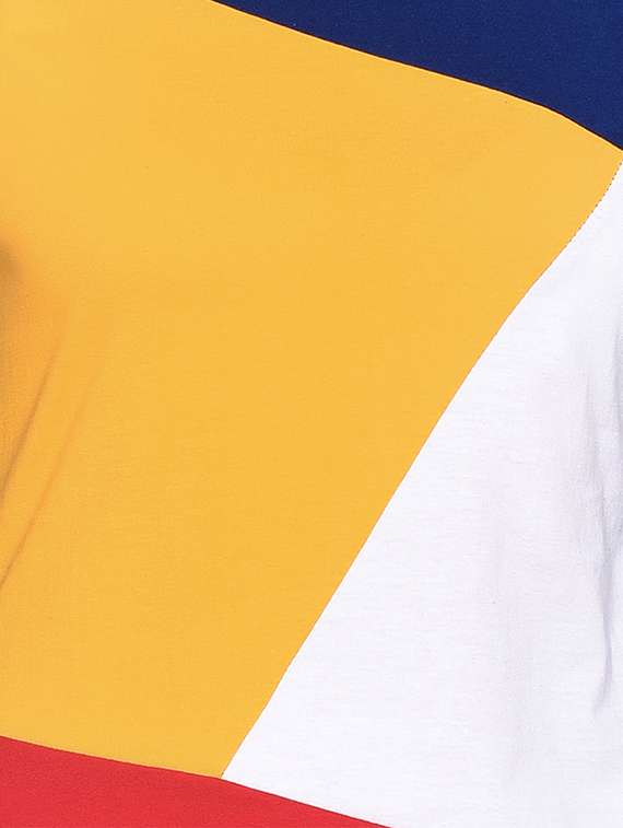 color block long sleeved top - 16331314 - Standard Image - 4