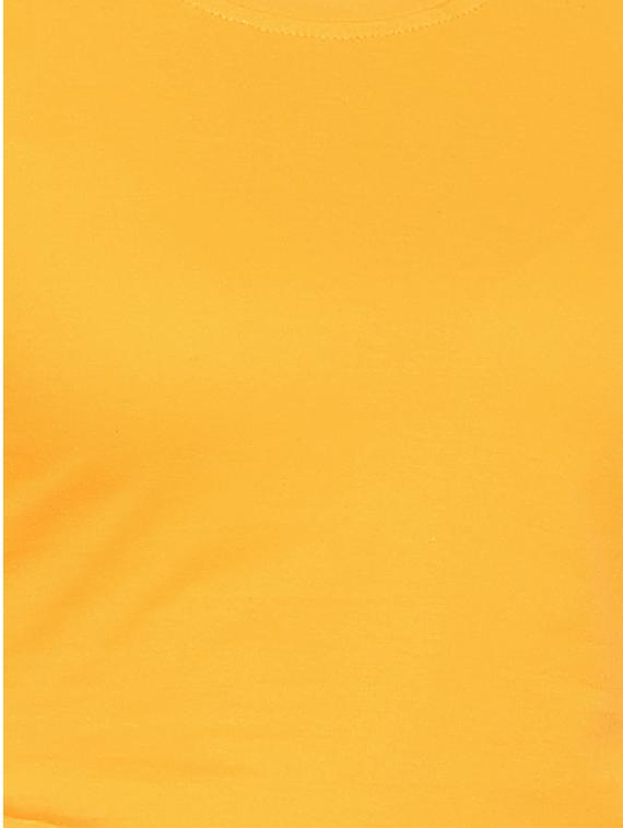 women's crop round neck top - 16331323 - Standard Image - 4