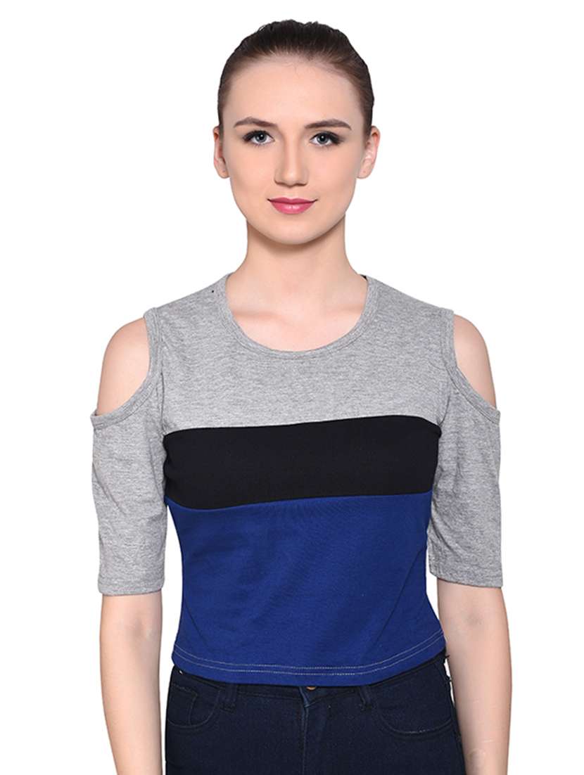 women's straight round neck top - 16331328 - Zoom Image - 0