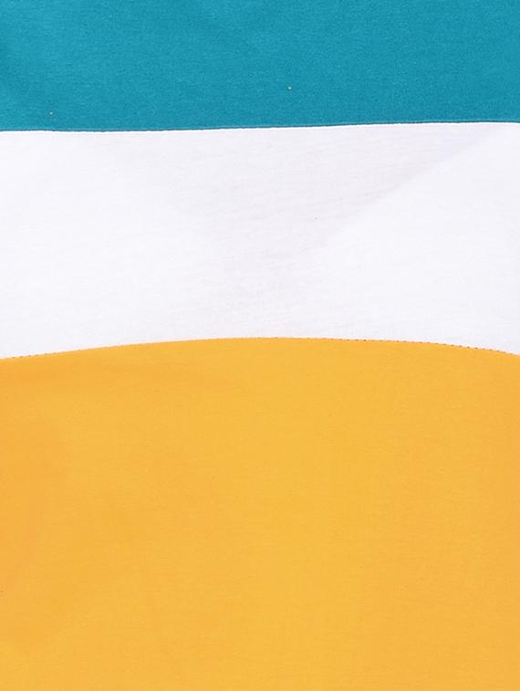 color block cold shoulder top - 16331406 - Standard Image - 4