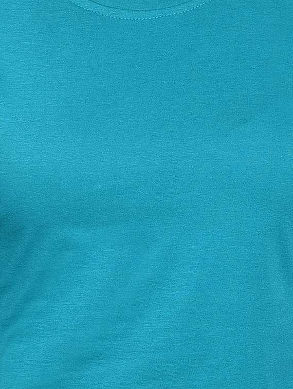 women's crop round neck t-shirt - 16331423 -  Standard Image - 4