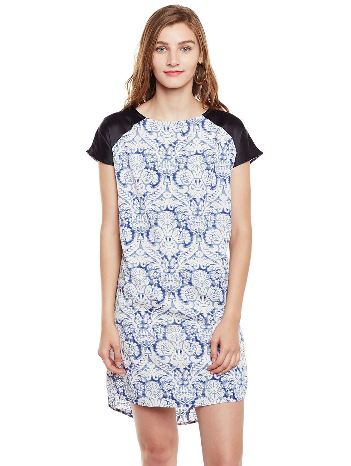contrast raglan sleeved nighty